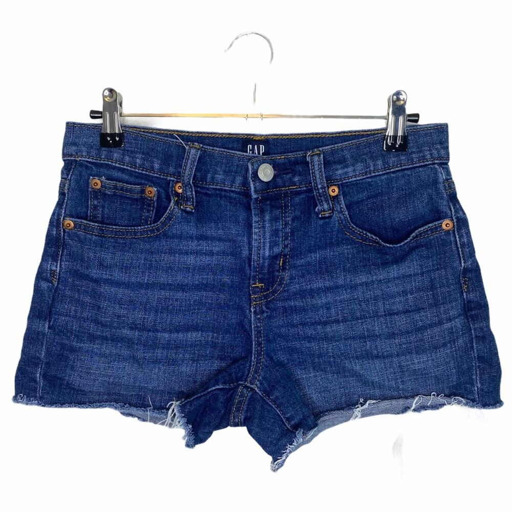 GAP Raw Hem Blue Jean Shorts Women’s Size 25